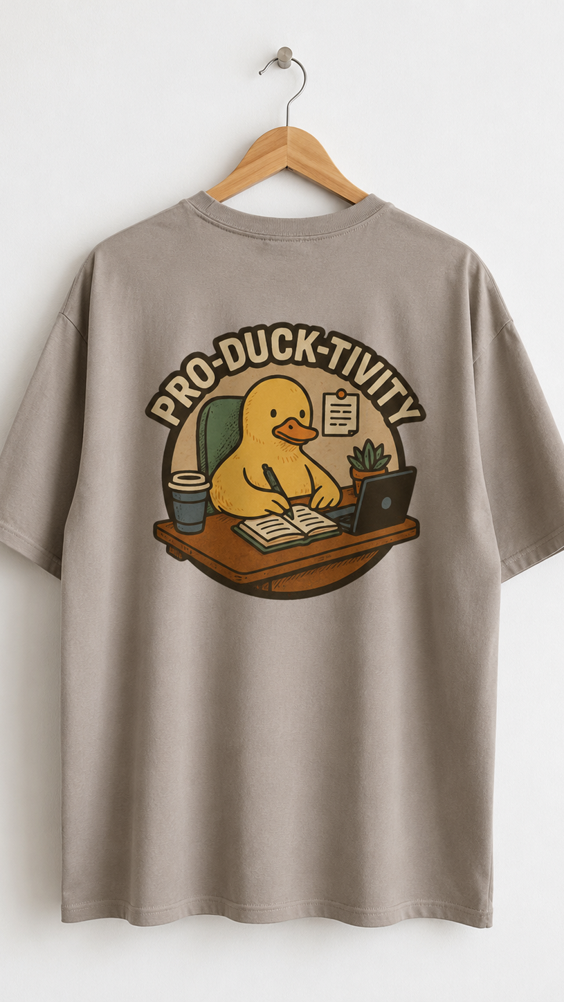 Light Grey Corporate Mode Tee 022