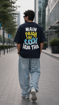 Navy Blue Corporate Mode Tee 123
