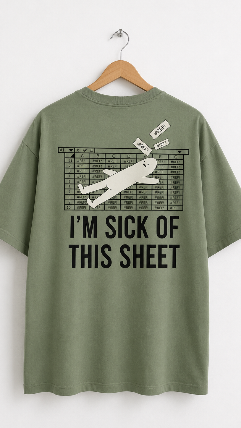 Sage Green Corporate Mode Tee 128