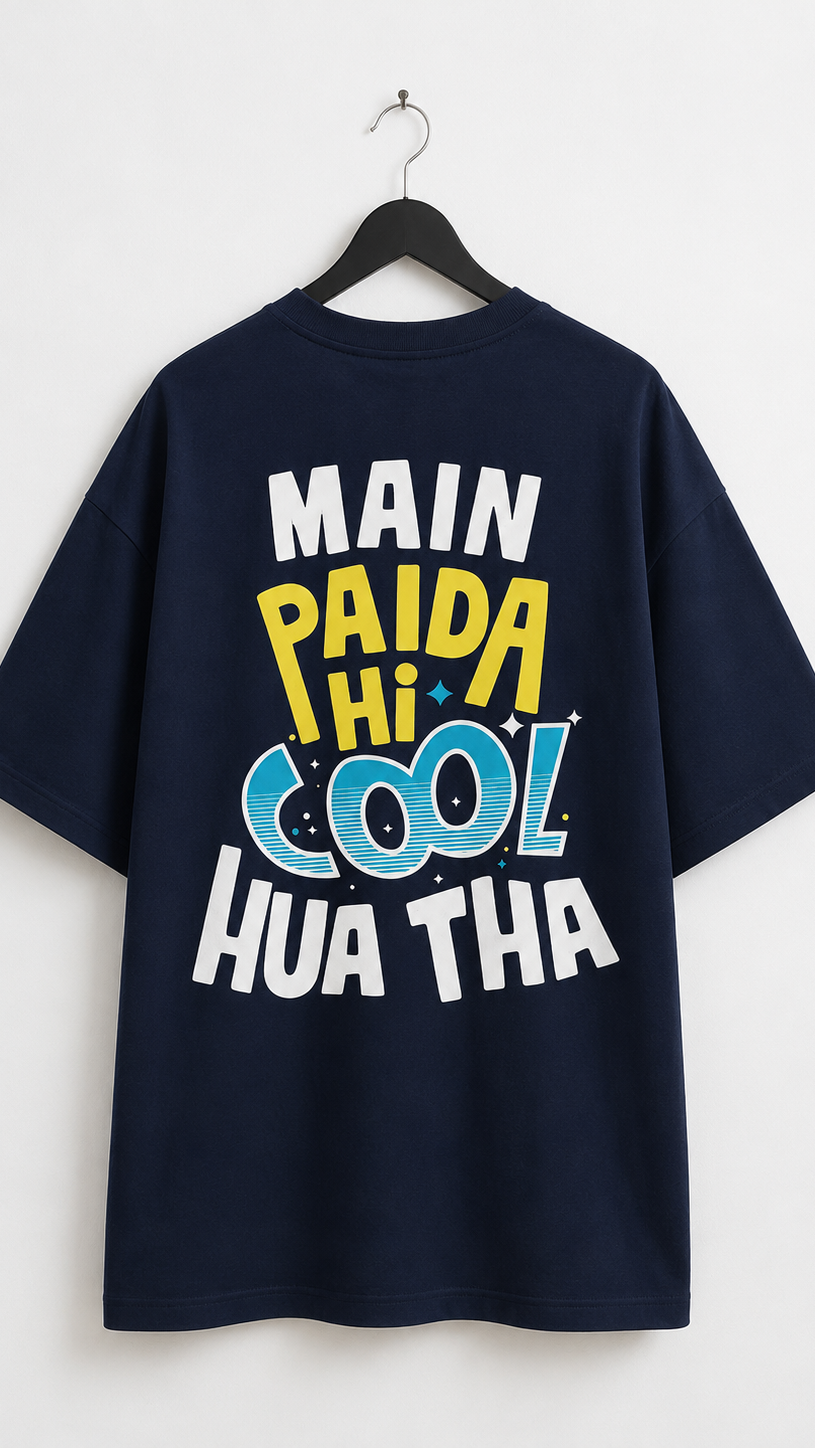 Navy Blue Corporate Mode Tee 123