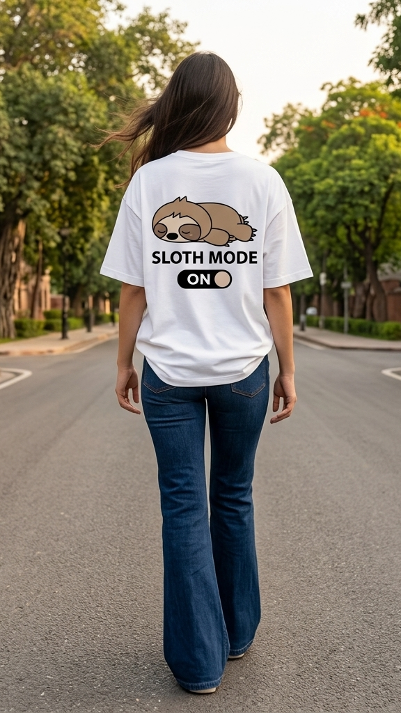 White Chill Mode Tee 008