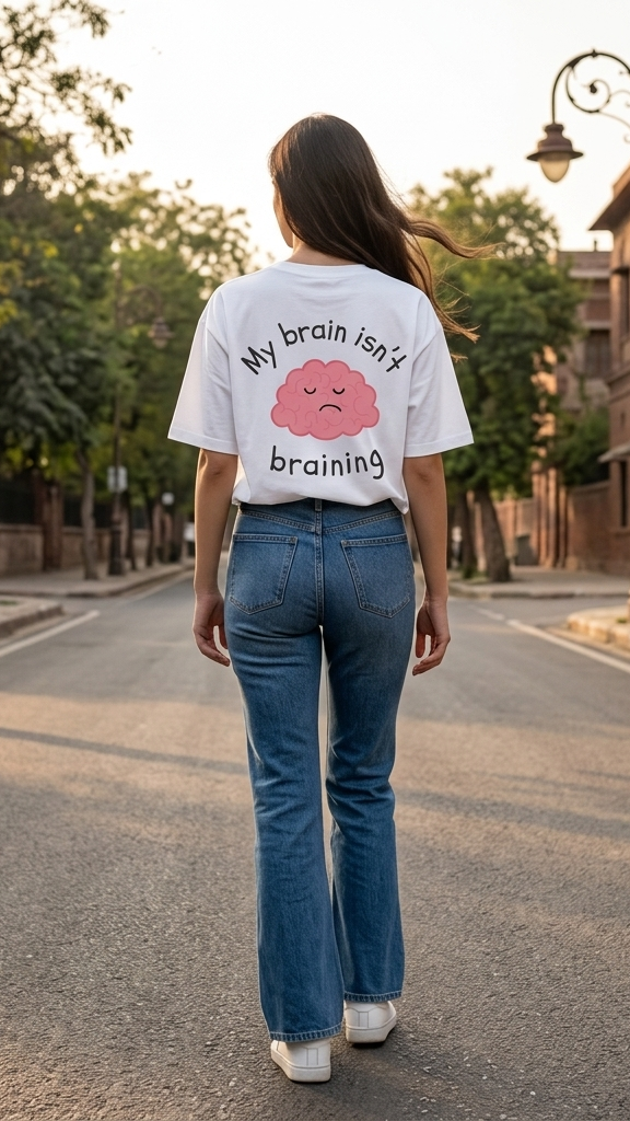 White Chill Mode Tee 010