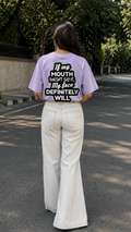 Lavender Corporate Mode Tee 032