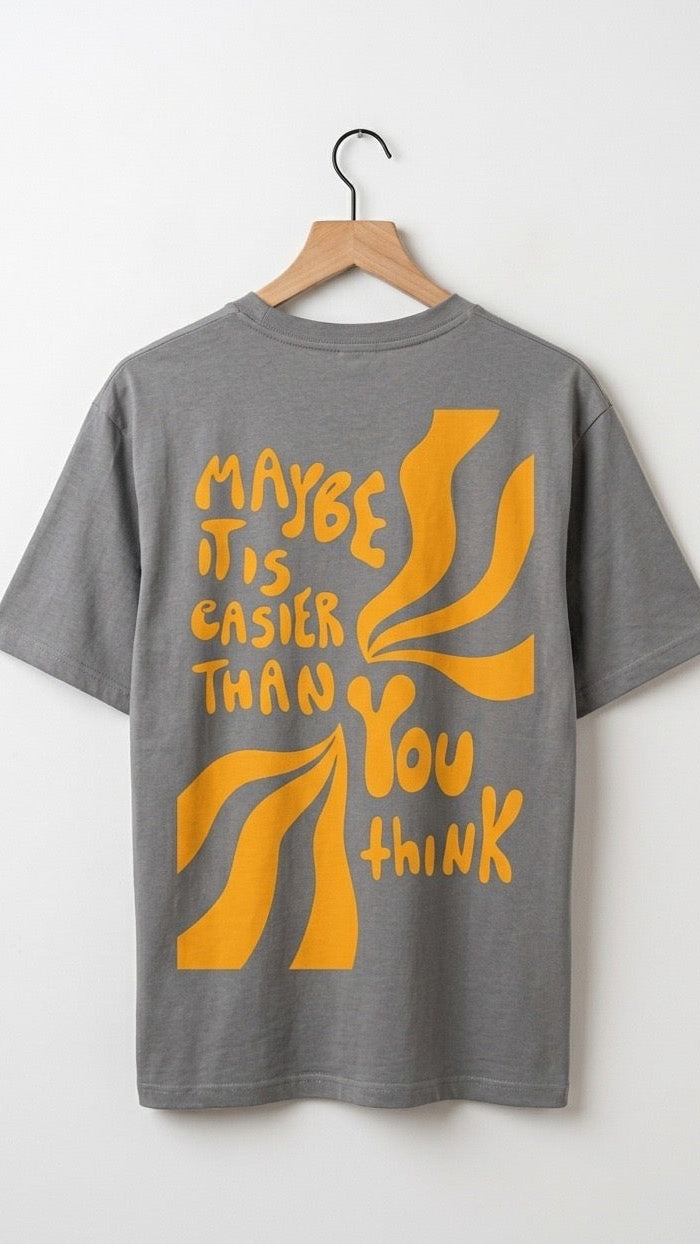 Grey Chill Mode Tee 014