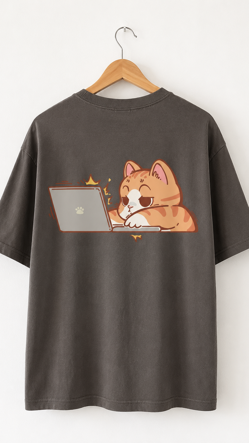 Grey Corporate Mode Tee 021