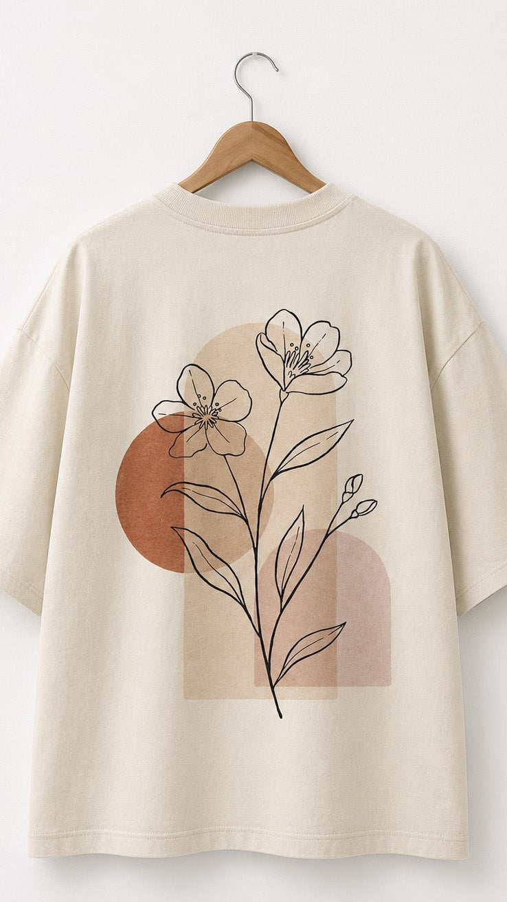 Cream Aesthetic Mode Tee 016
