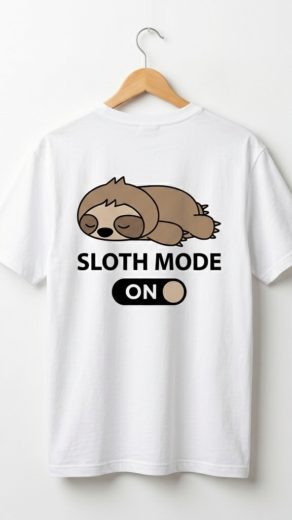 White Chill Mode Tee 008
