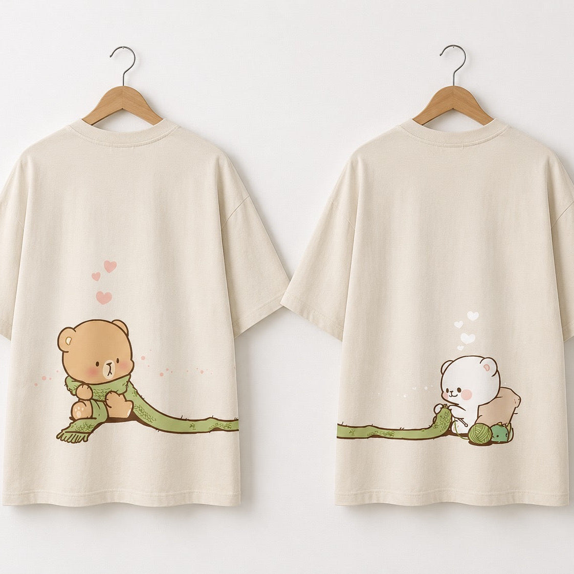 Light Beige Cute Sync Set 201