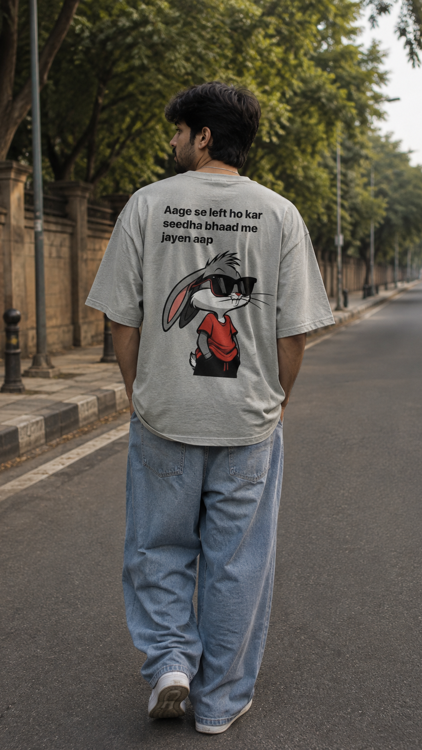 Grey Corporate Mode Tee 130
