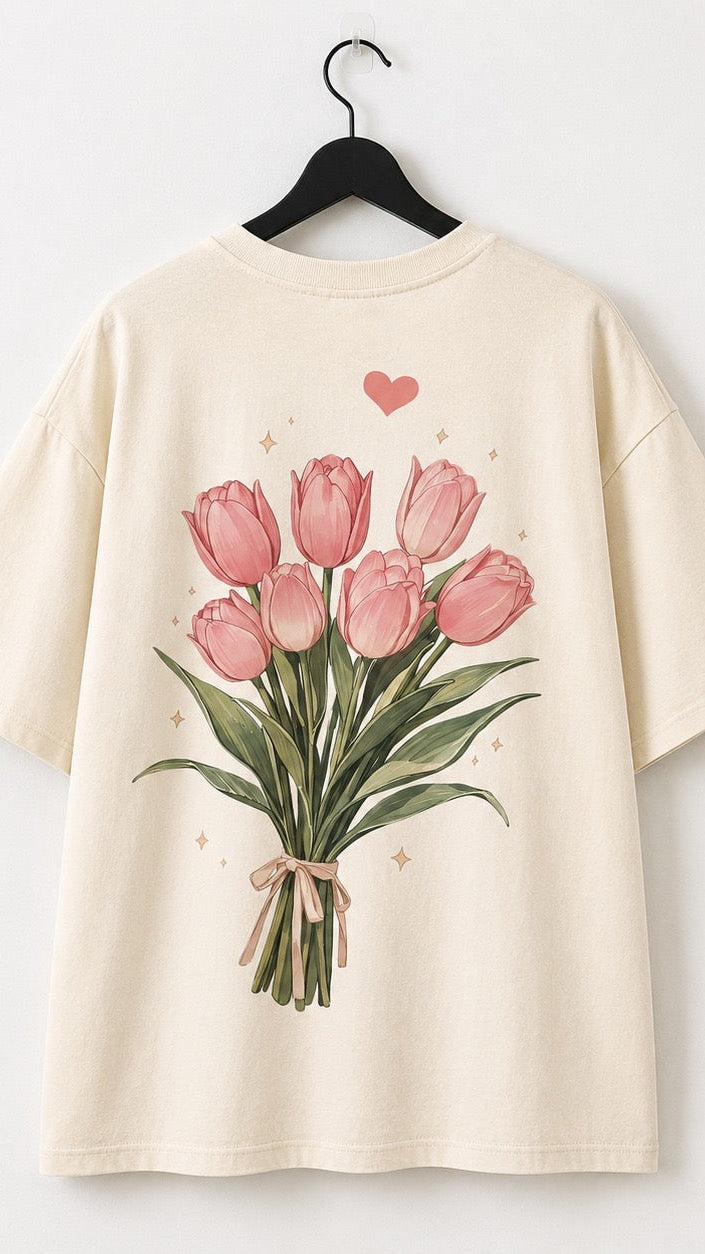 Cream Aesthetic Mode Tee 015
