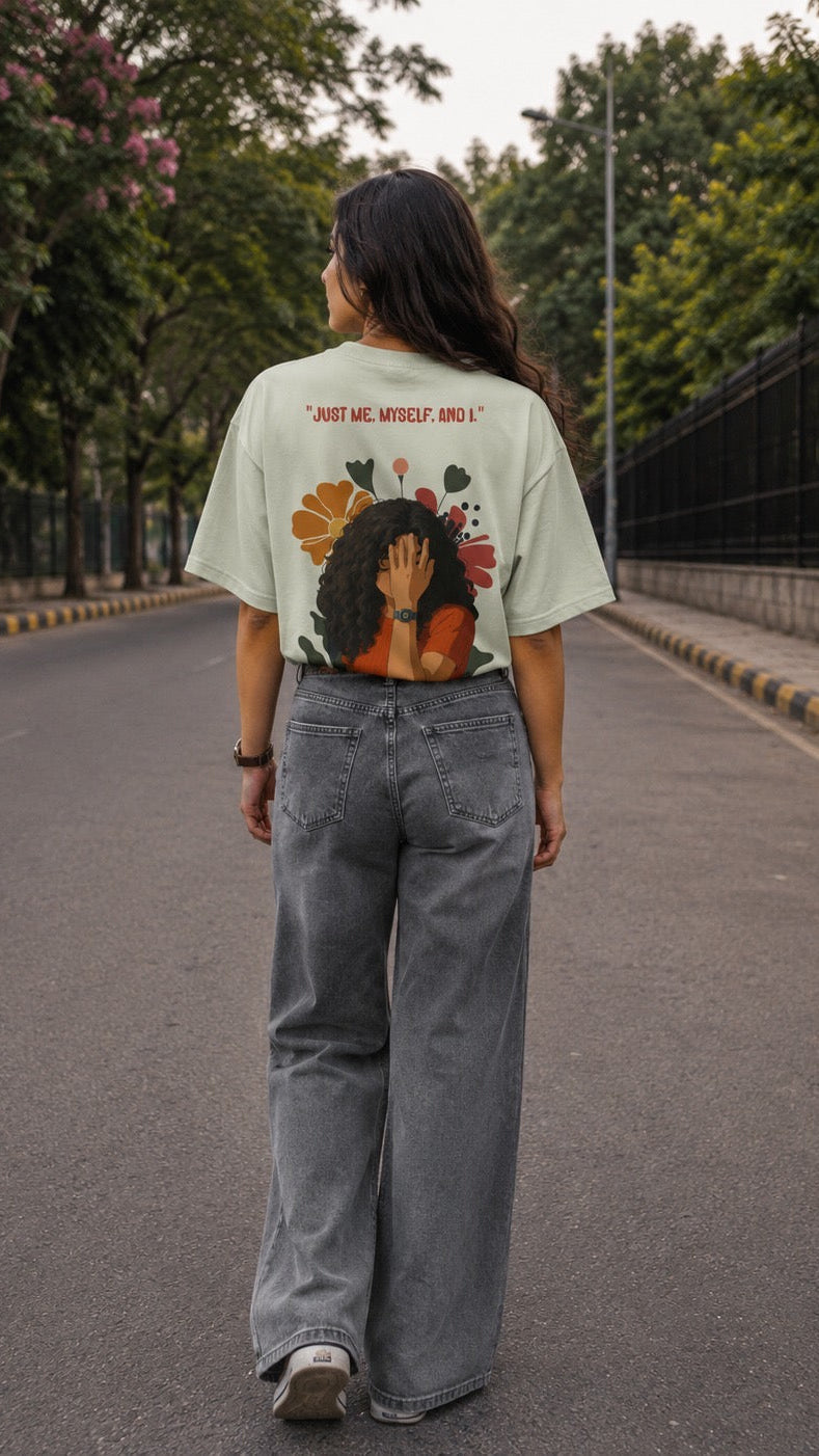 Pastel Green Aesthetic Mode Tee 013