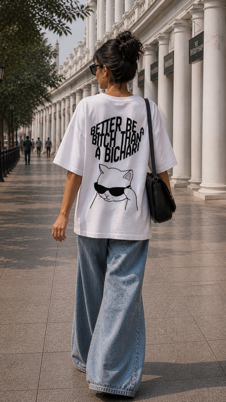 White Savage Mode Tee 006