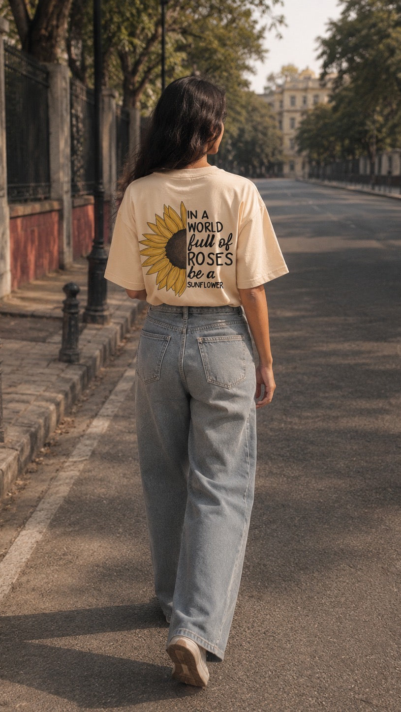 Cream Aesthetic Mode Tee 012