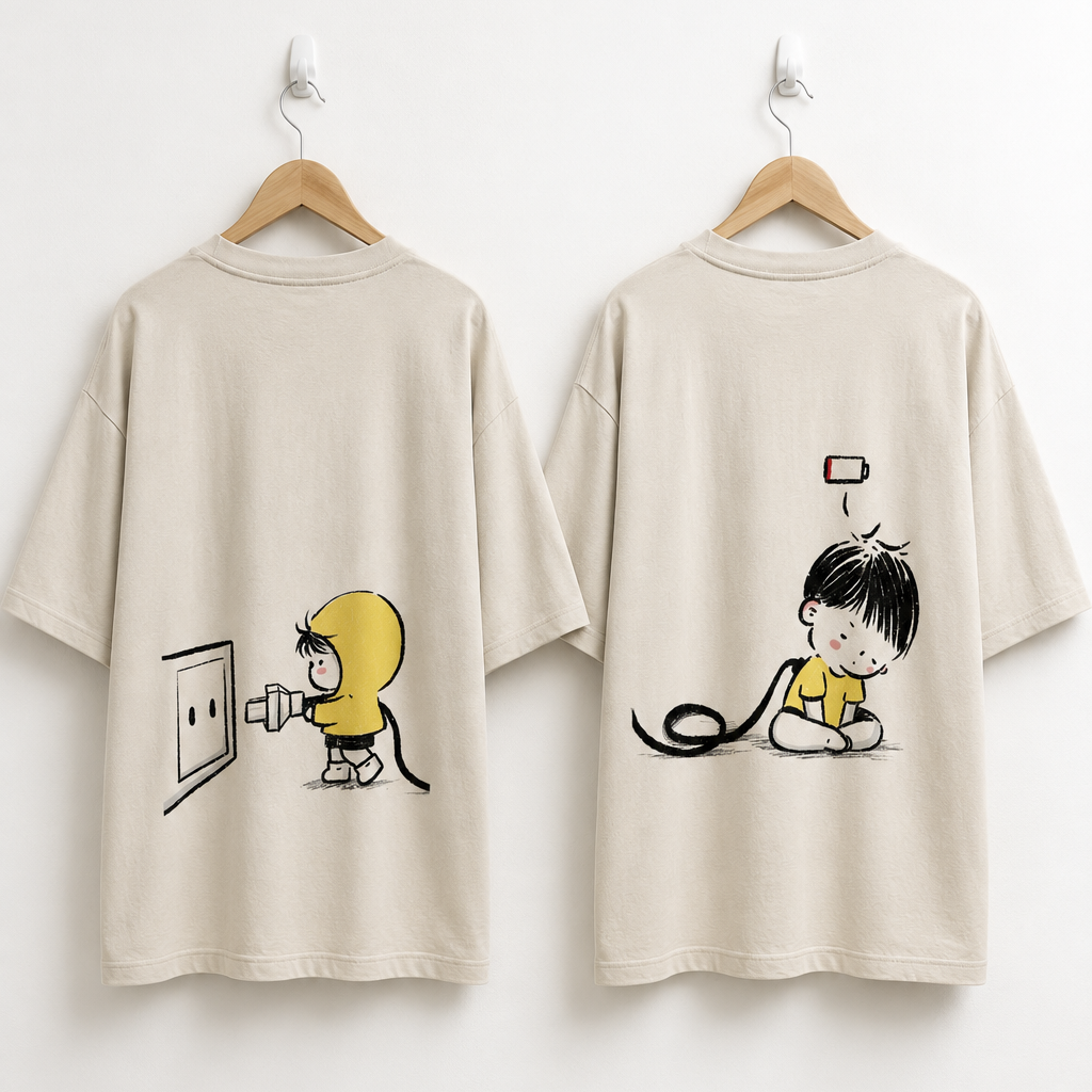Off White Cute Sync Set 204