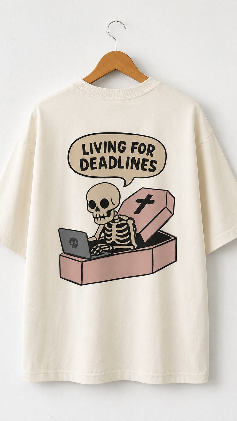 Cream Corporate Mode Tee 018