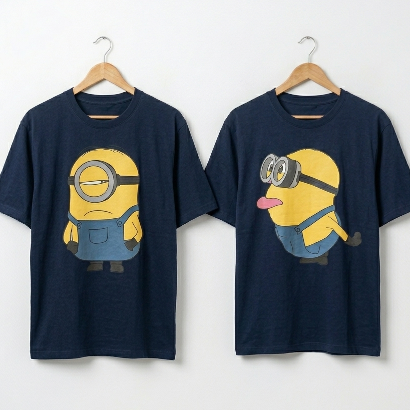 Navy Blue Cute Sync Set 209