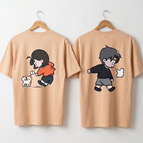 Beige Cute Sync Set 213