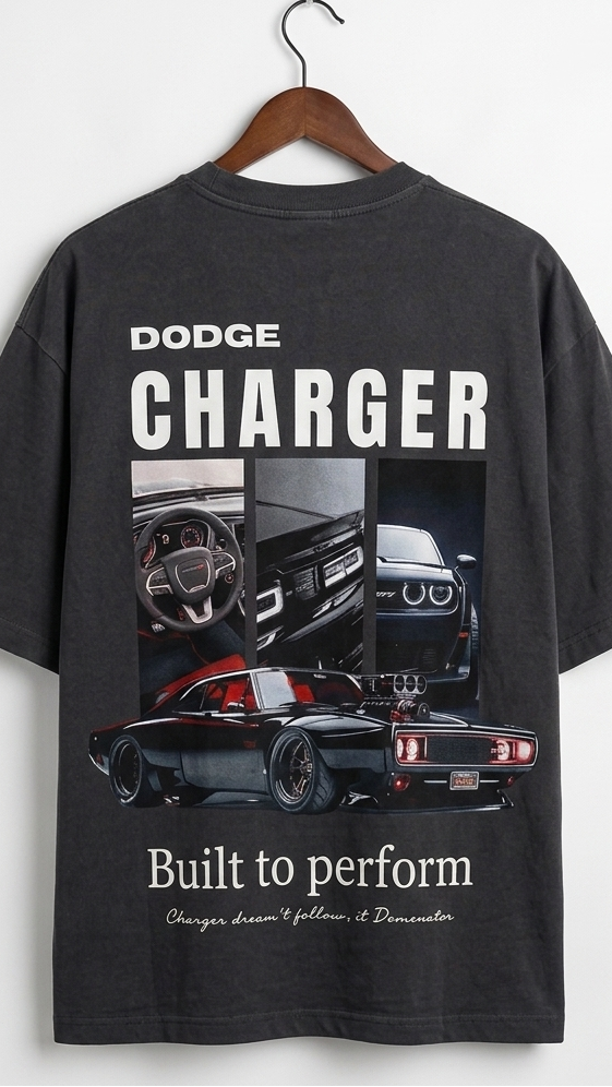 Charcoal Grey Rush Mode Tee 106