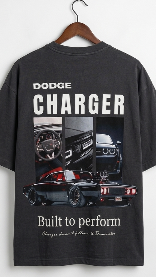 Charcoal Grey Rush Mode Tee 106