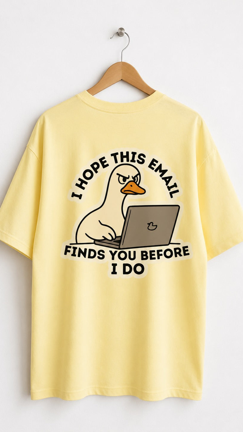Pastel Yellow Corporate Mode Tee 026