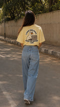 Pastel Yellow Corporate Mode Tee 026