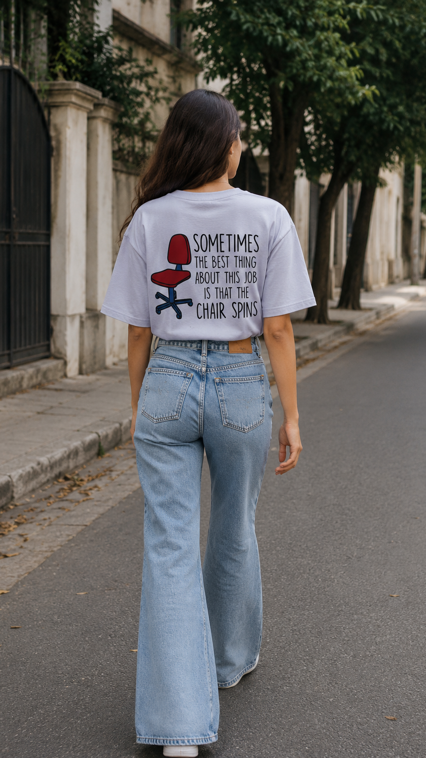 Ice Blue Corporate Mode Tee 033