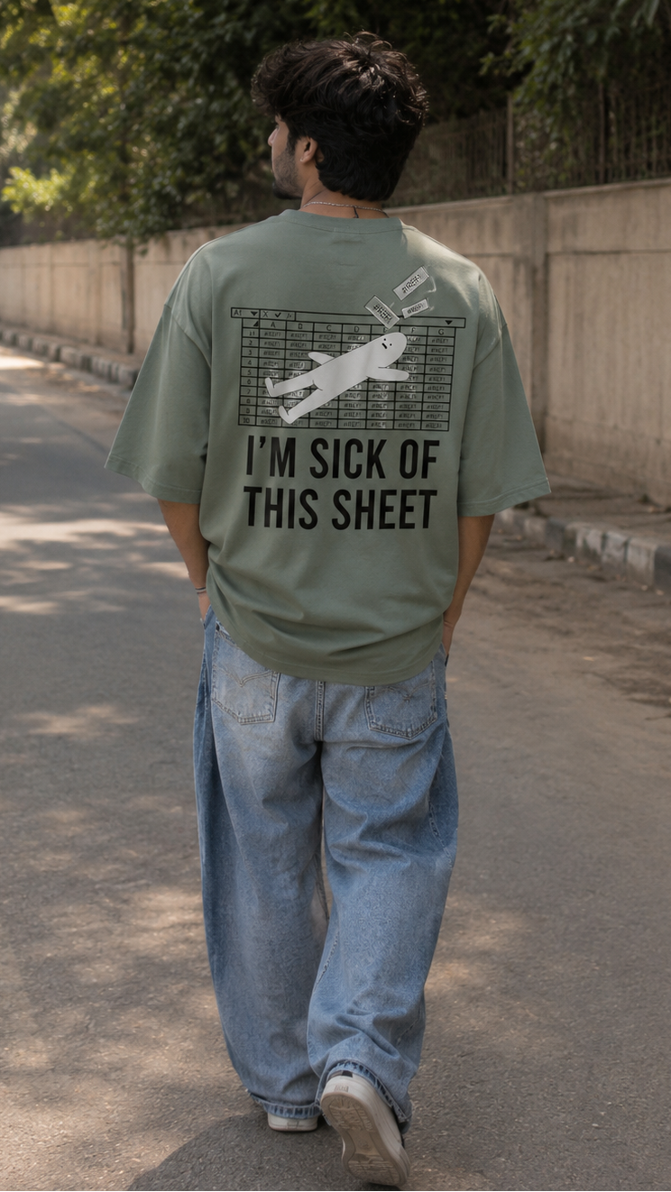 Sage Green Corporate Mode Tee 128