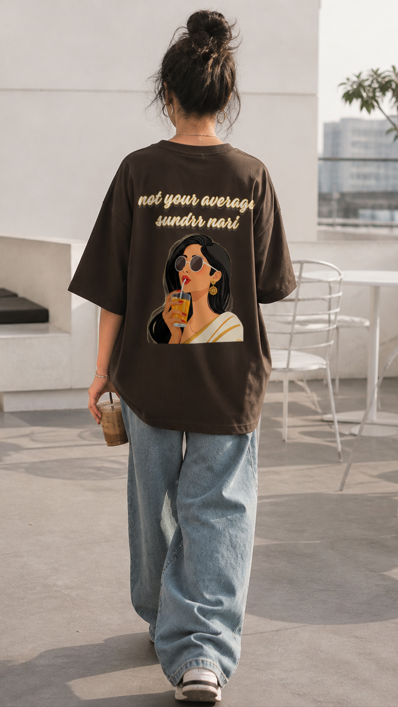 Dark Brown Savage Mode Tee 003